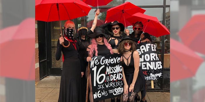 sex worker sesta protest