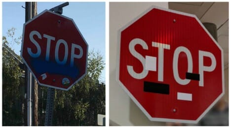 stop sign