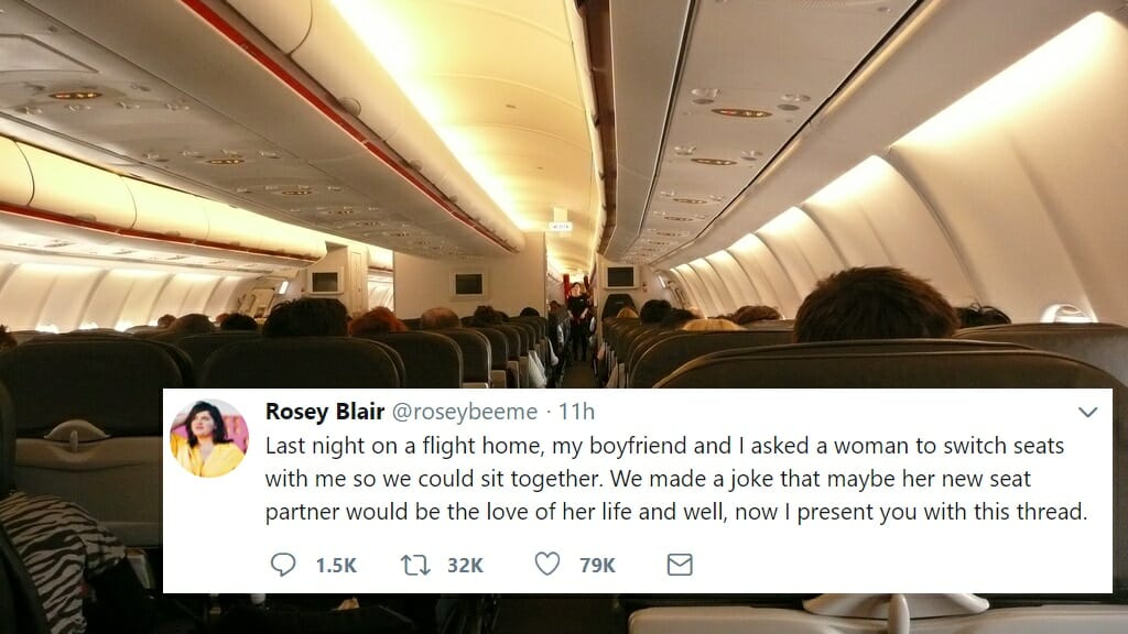 Airplane Love Story Rosey Blair Twitter Thread