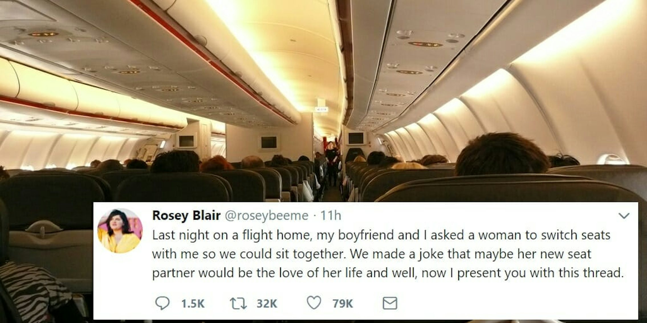 Airplane Love Story Rosey Blair Twitter Thread