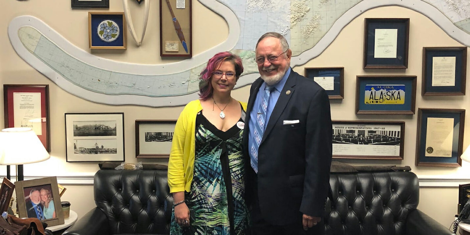 Jennie Stewart, a consituient of Rep. Don Young (R-Alaska), says he gave her a 'verbal commitment' to sign the net neutrality CRA, before going dark.