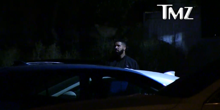 A video released by TMZ this morning showed an Uber driver going off at Drake and his driver after they dinged his car.