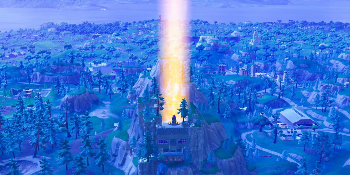 Fortnite Rocket Launch Zaccubus Fortnite S One Time Rocket Launch Awes Players Leaves Giant Crack In The Sky