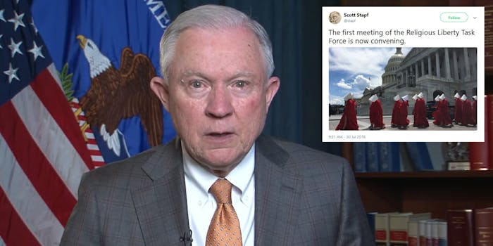 Jeff Sessions Religious Liberty Task Force
