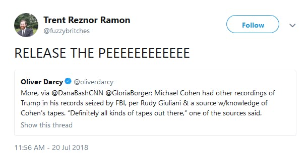 Michael Cohen Pee Tape