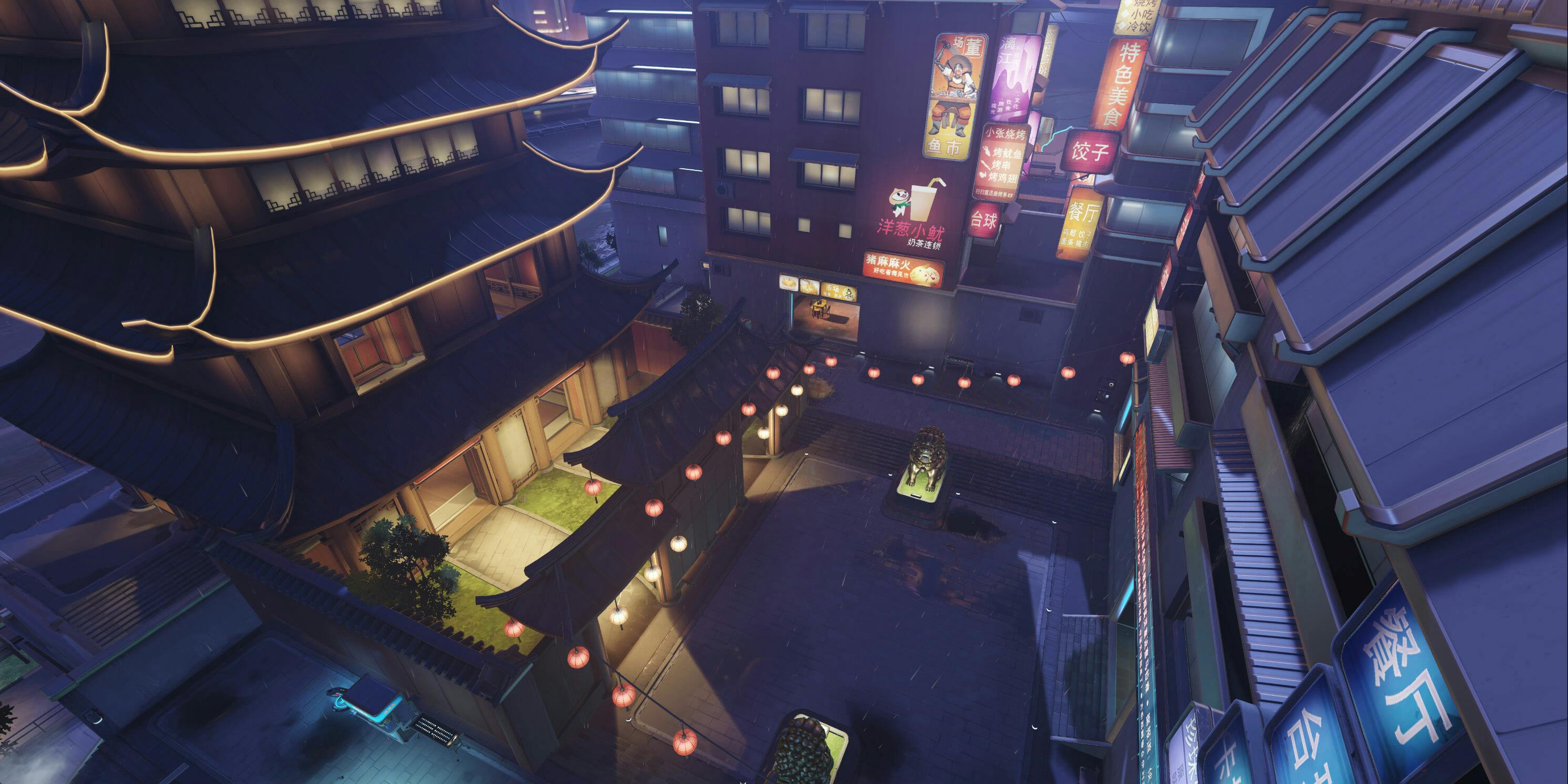 Overwatch Maps : Lijiang Tower