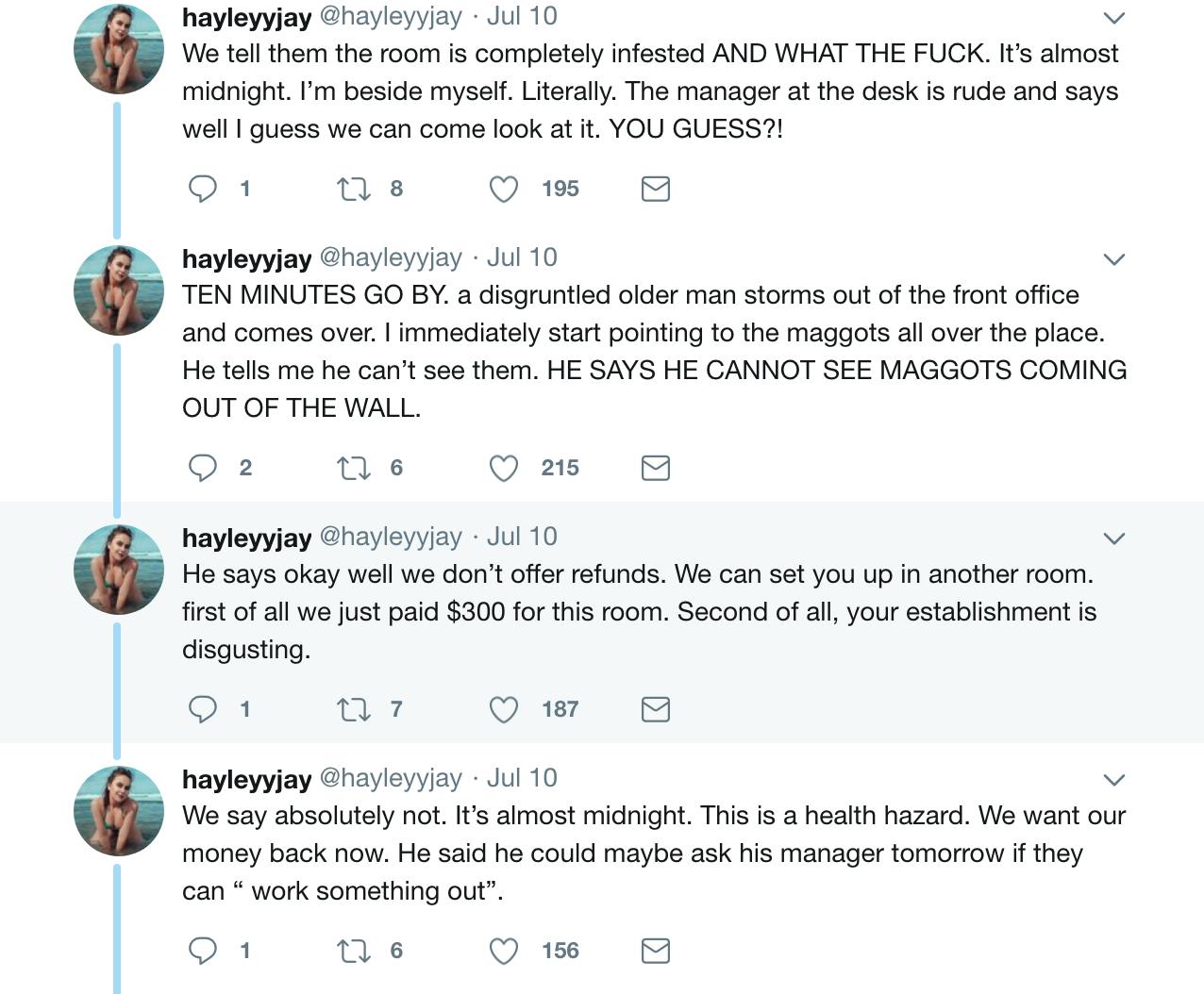HaleyyJay twitter hotel horror story