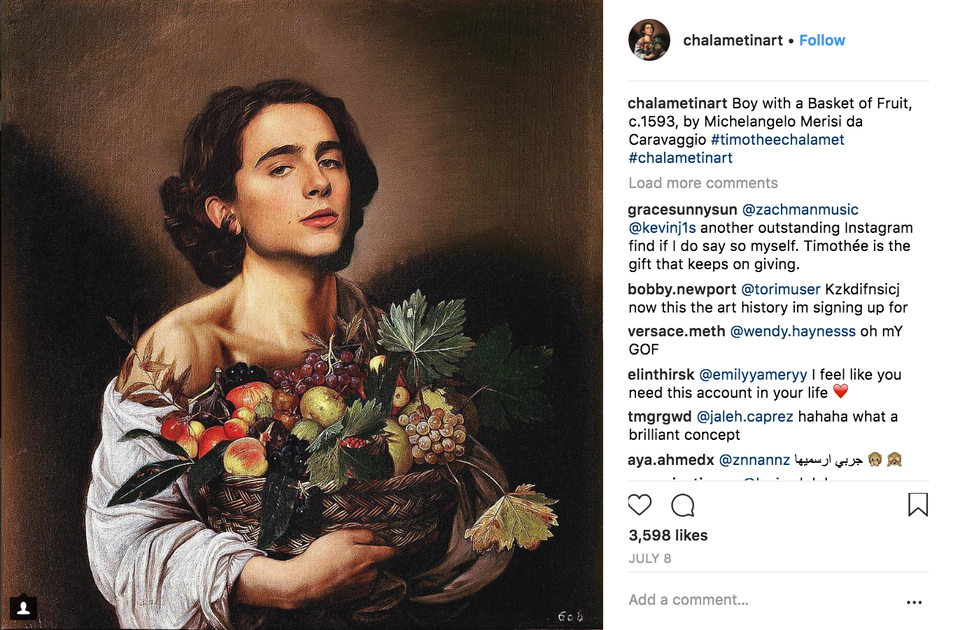 Timothee_Chalamet_Art_Instagram