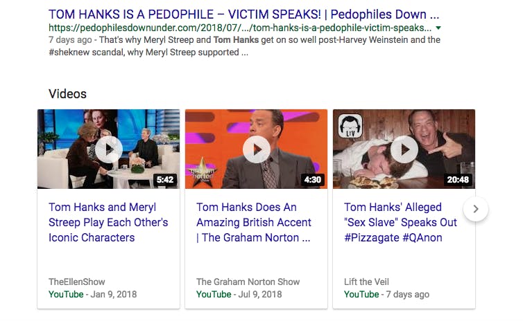 tom hanks youtube results