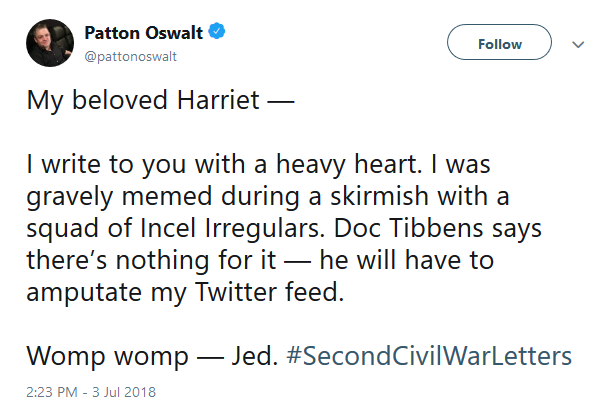 #SecondCivilWarLetters