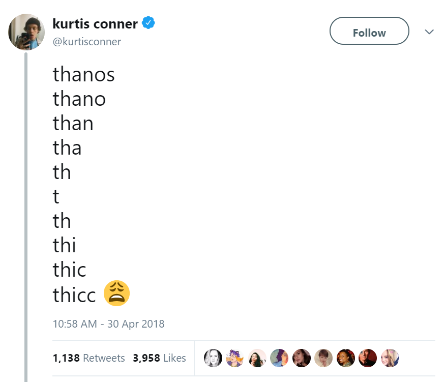 “Thicc,” and its more bodacious older sister, “one thicc bih,” is used to refer to curvy, full-figured women and television and film characters with big butts.