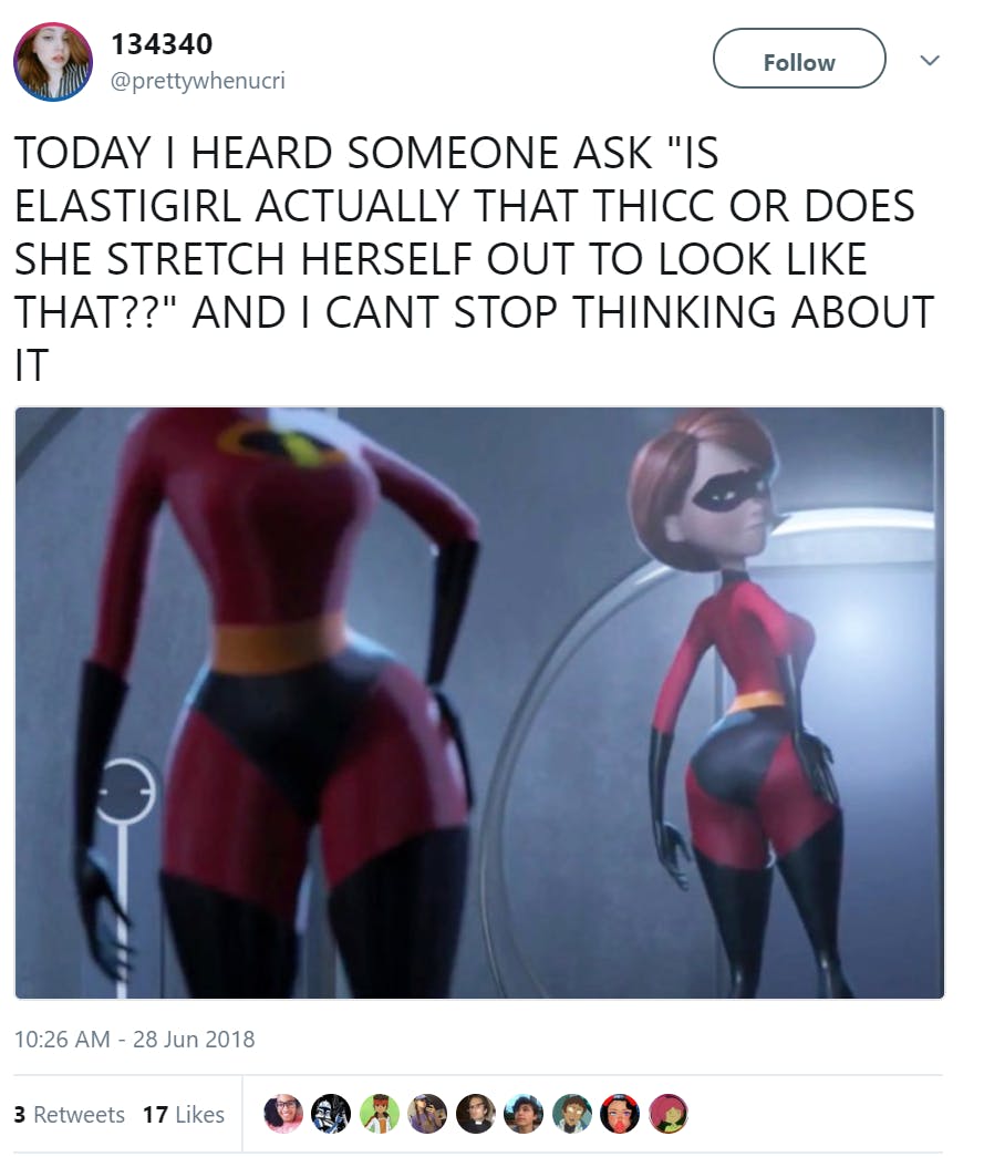 thicc meaning : thicc elasticgirl
