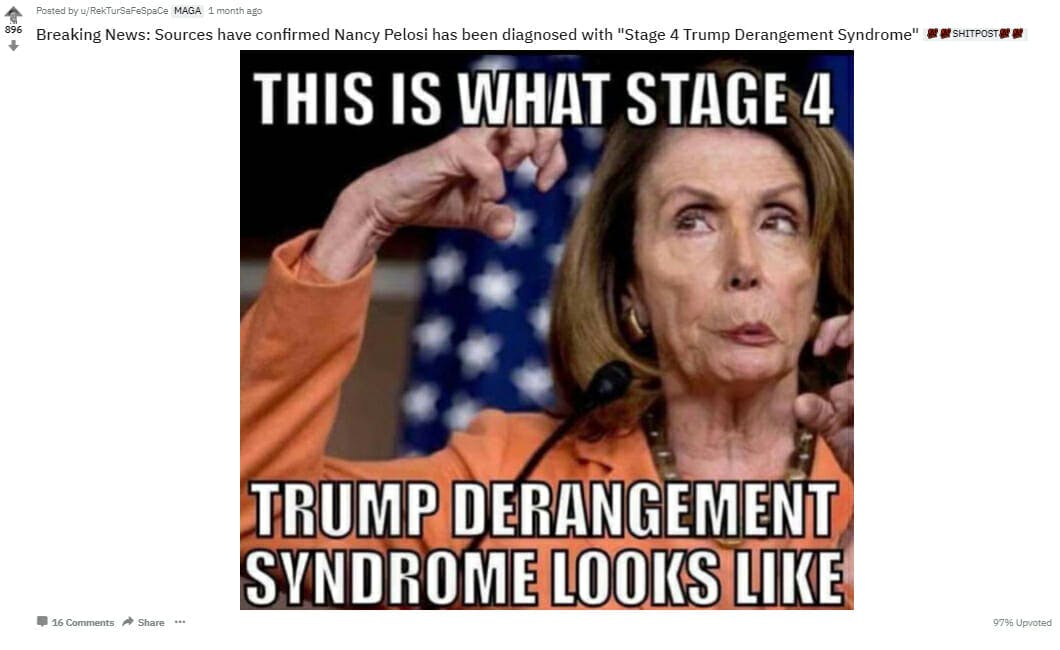 trump derangement syndrome symptoms