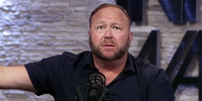 Alex Jones gets mocked on Twitter for saying Democrats are trying to start a civil war on July 4.