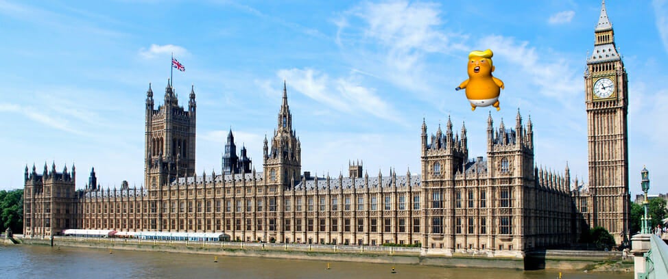 baby trump parliament