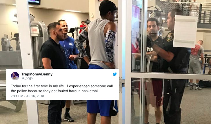 Player Calls Cops on Guy Who Fouled Him During Pickup Basketball Game