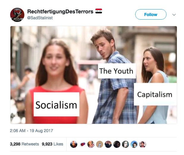 distracted boyfriend socialism