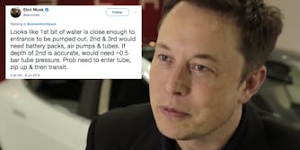 Elon Musk is sending engineers to try and help rescue soccer players stuck in a cave in Thailand.