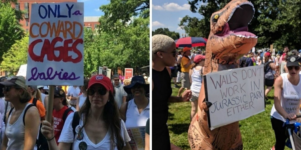 Families Belong Together protest photos