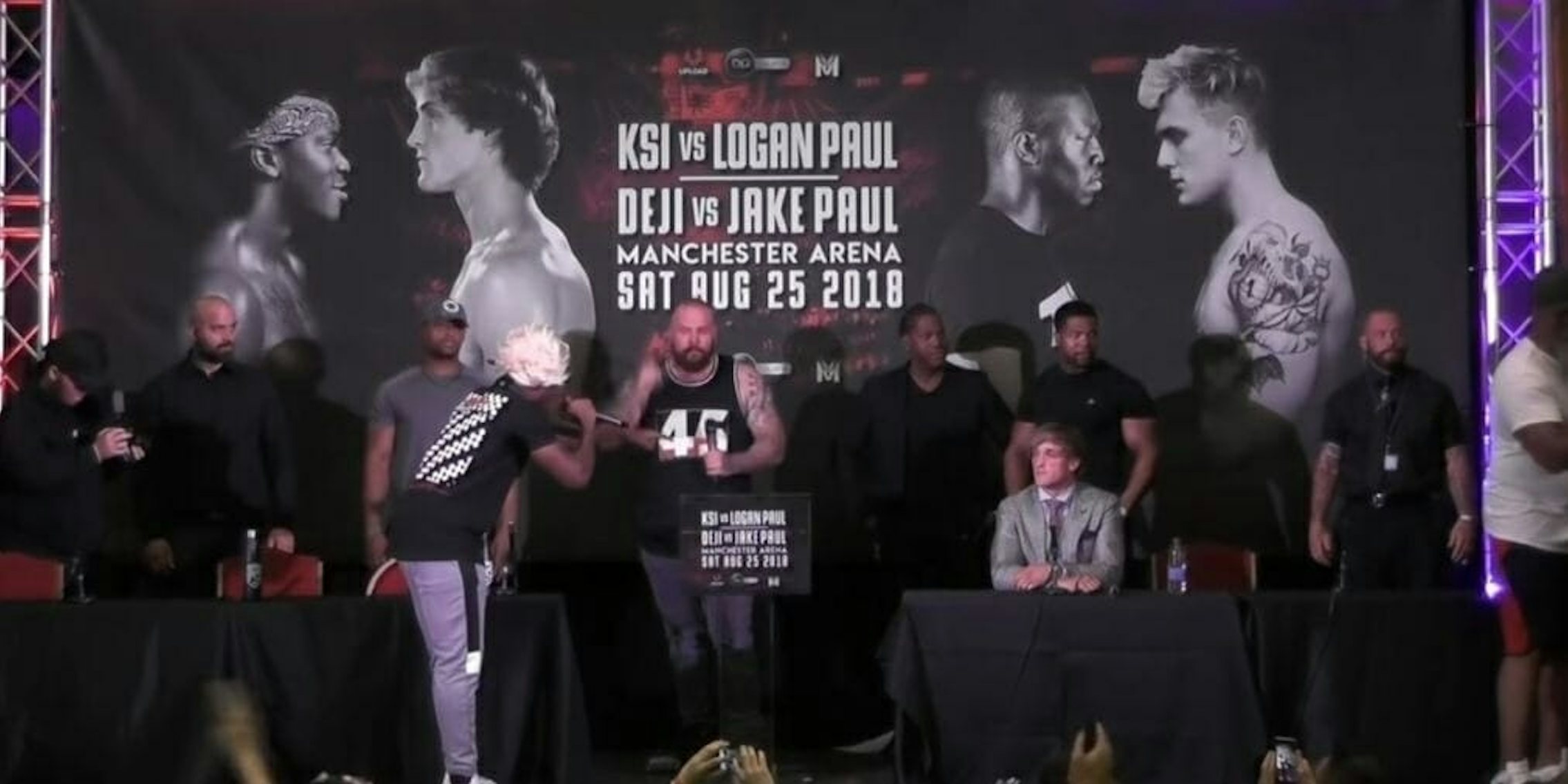KSI Logan Paul press conference pay per view price