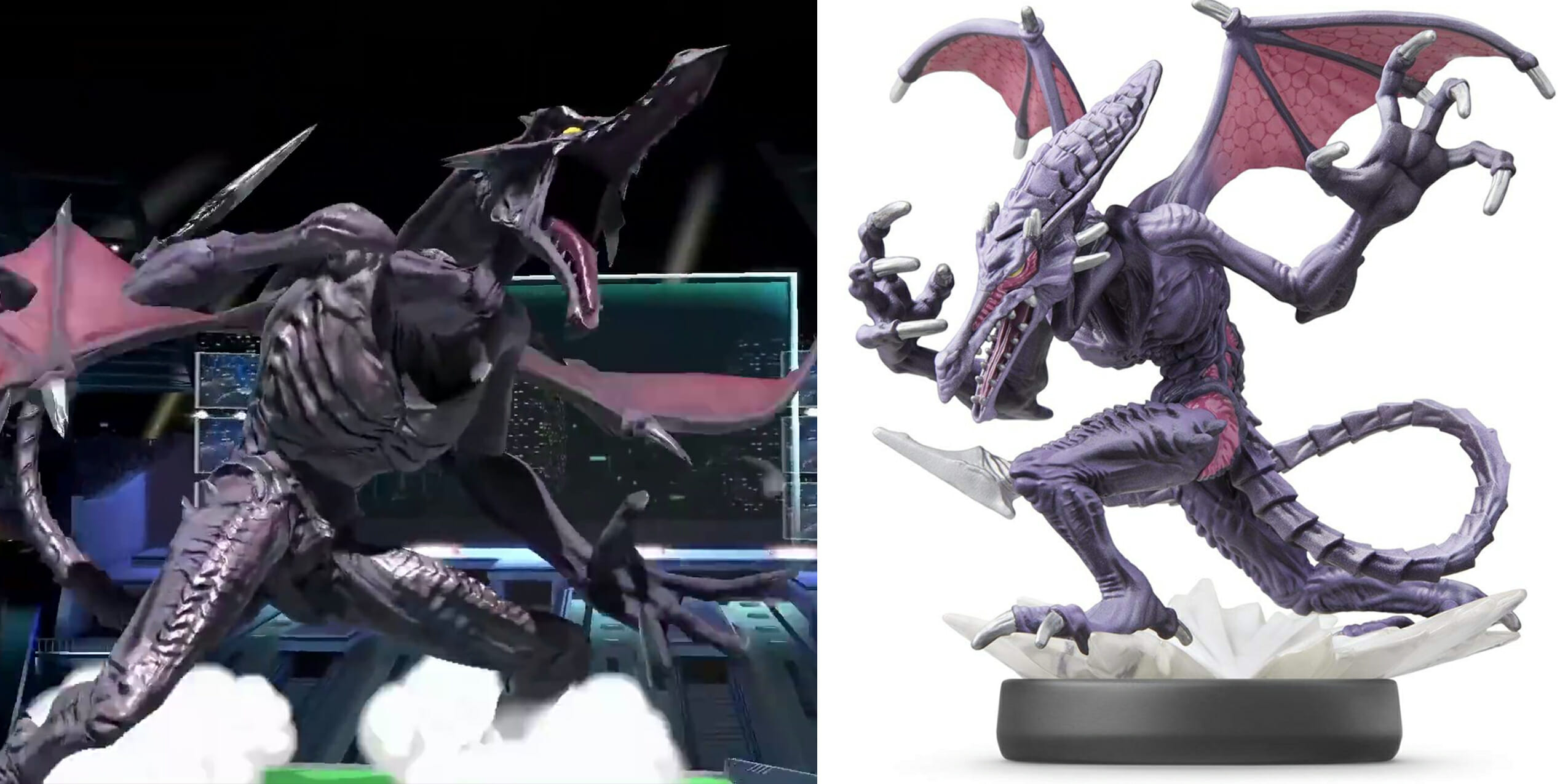 This Super Smash Bros. Ridley amiibo is almost too big to handle