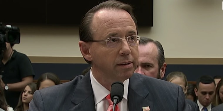 Republican members of the House have drafted articles of impeachment against Deputy Attorney General Rod Rosenstein.