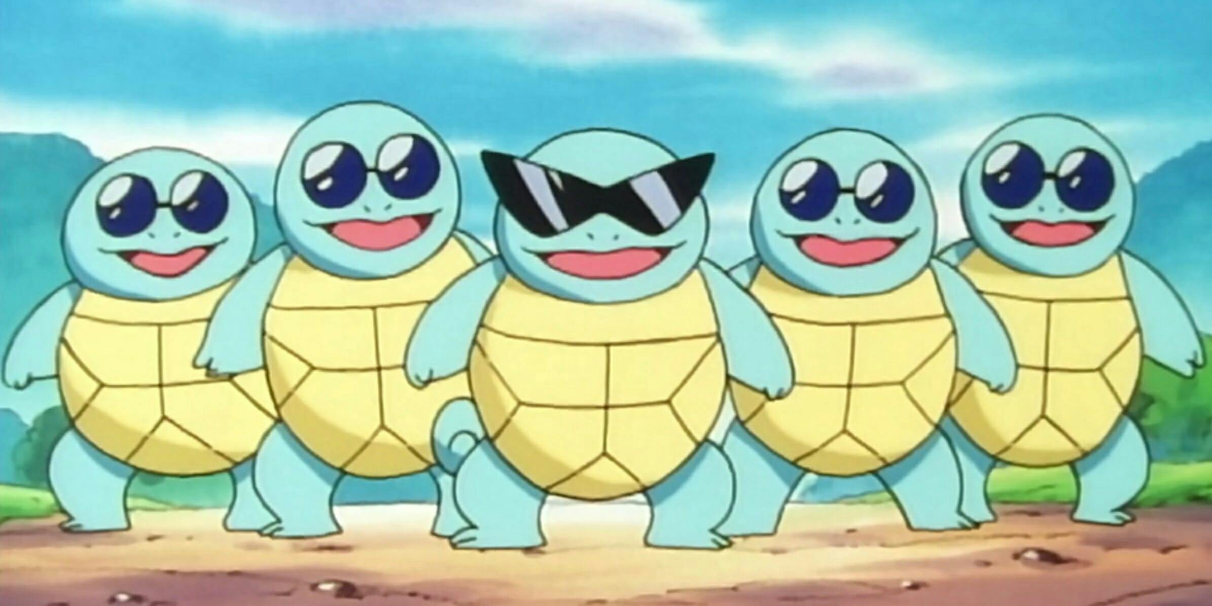 squirtle sunglasses plush