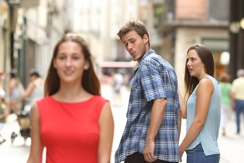 tumblr distracted boyfriend wyd dump him 1