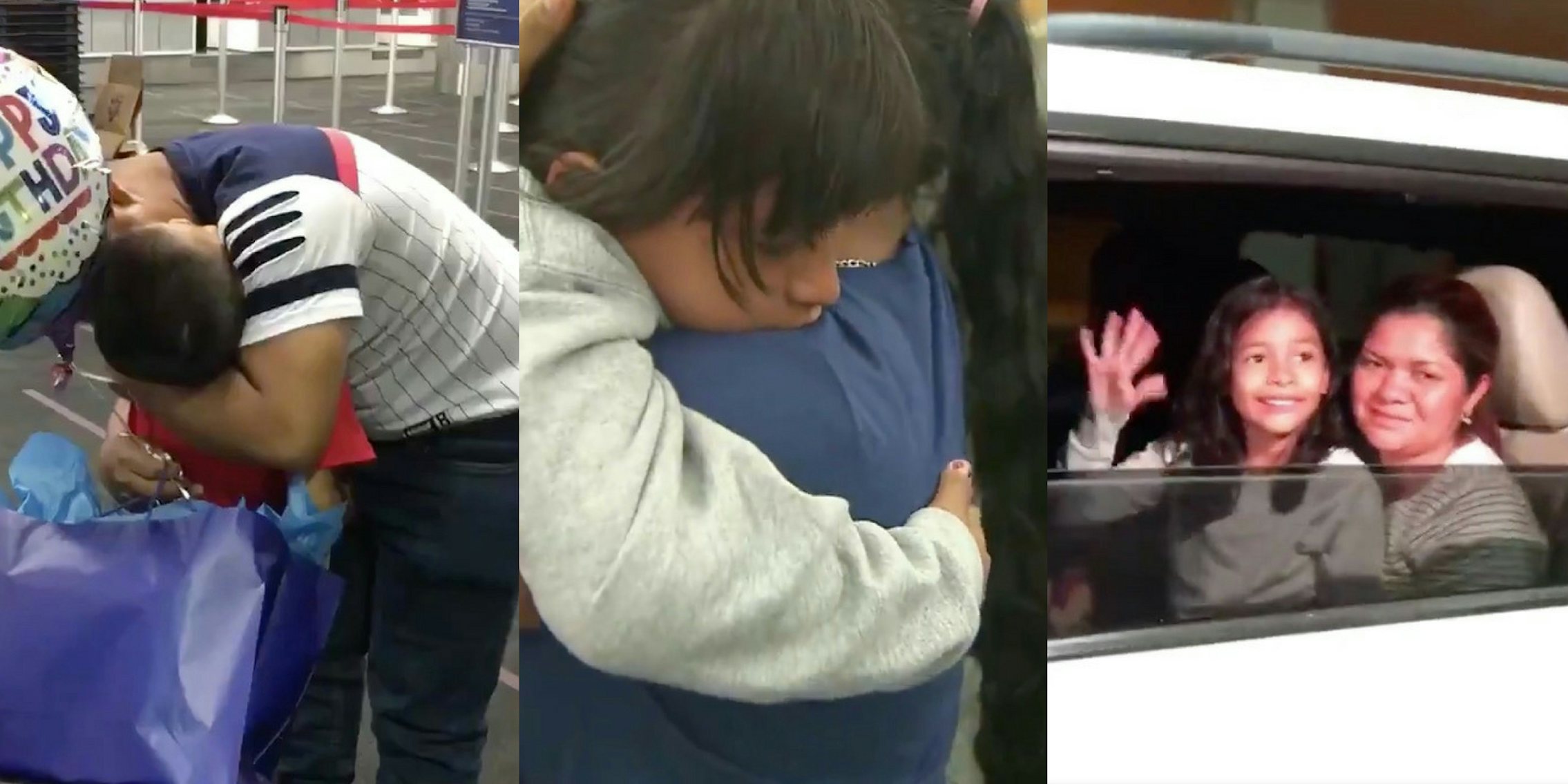 Immigrant children are being reunited with their parents.