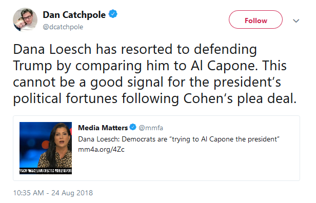 Dan Loesch Al Capone Trump