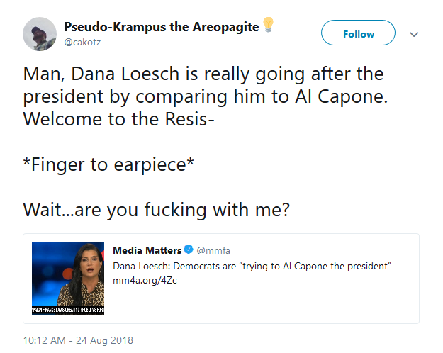 Dan Loesch Al Capone Trump