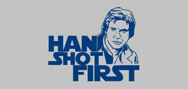Han Shot First Star Wars