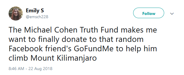 Michael Cohen GoFundMe