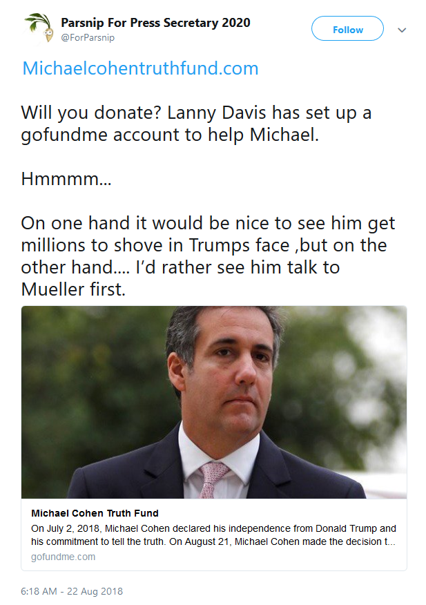 Michael Cohen GoFundMe