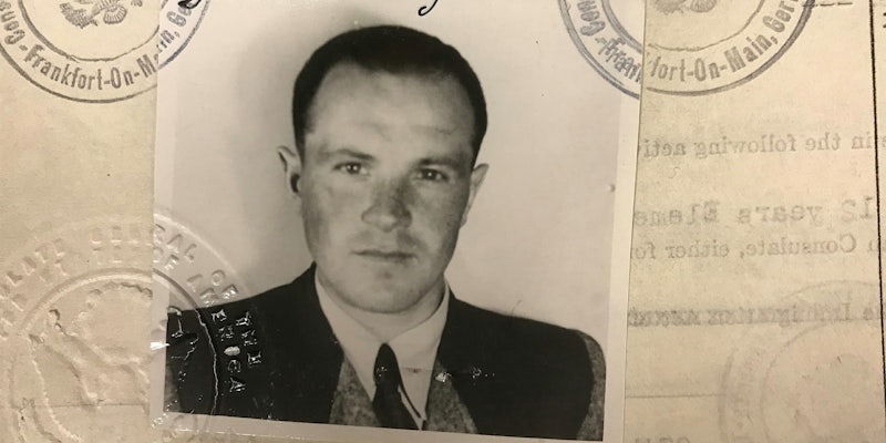 Palij US visa photo 1949
