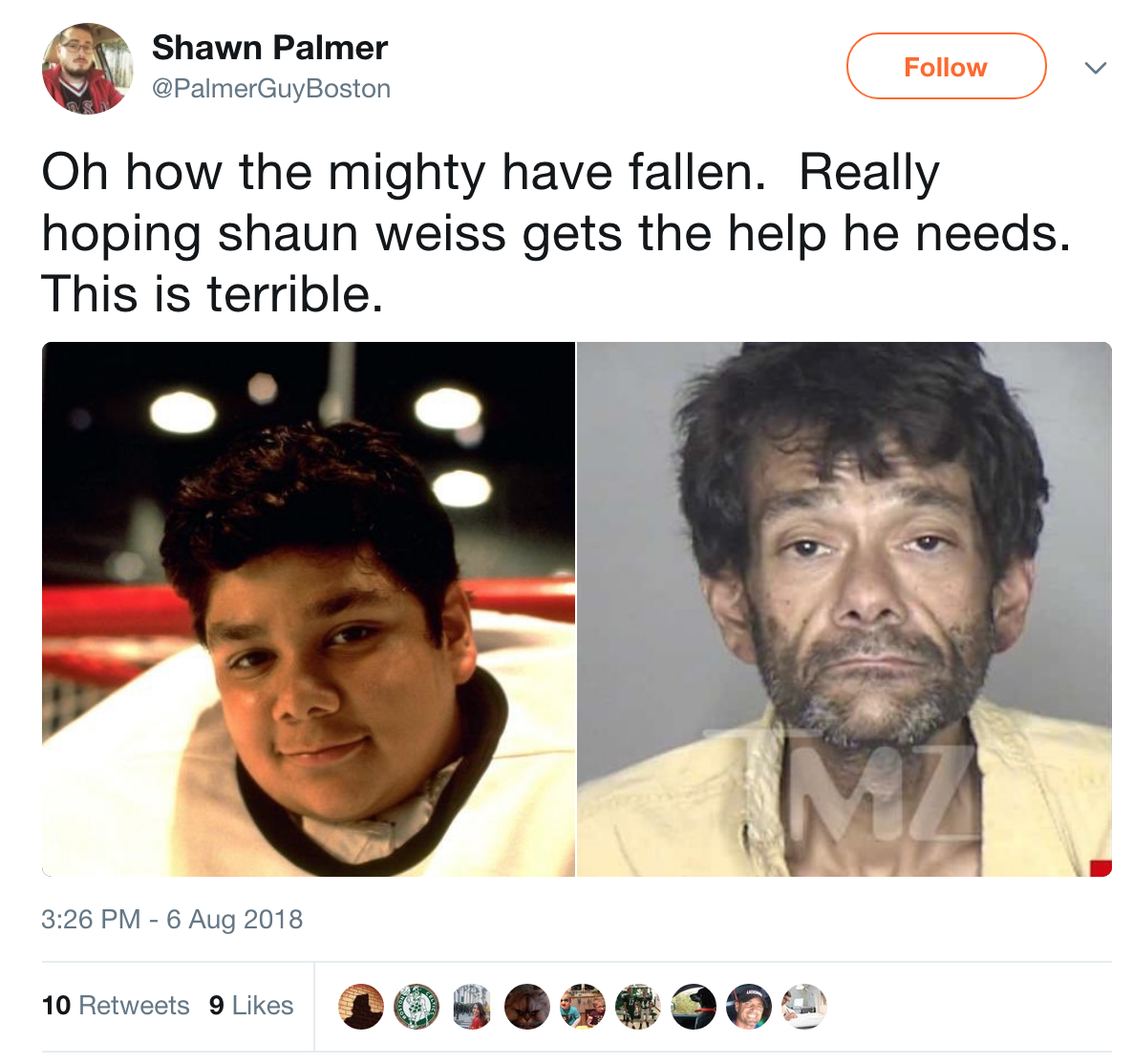 Page Six on X: 'Mighty Ducks' star Shaun Weiss was arrested for