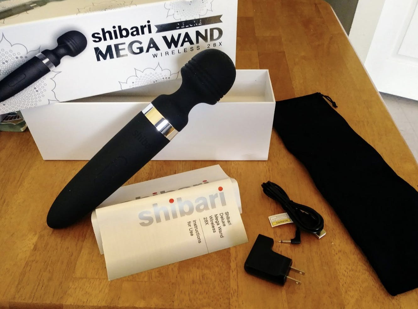 personal massager silicone sex toy, shibari mega deluxe
