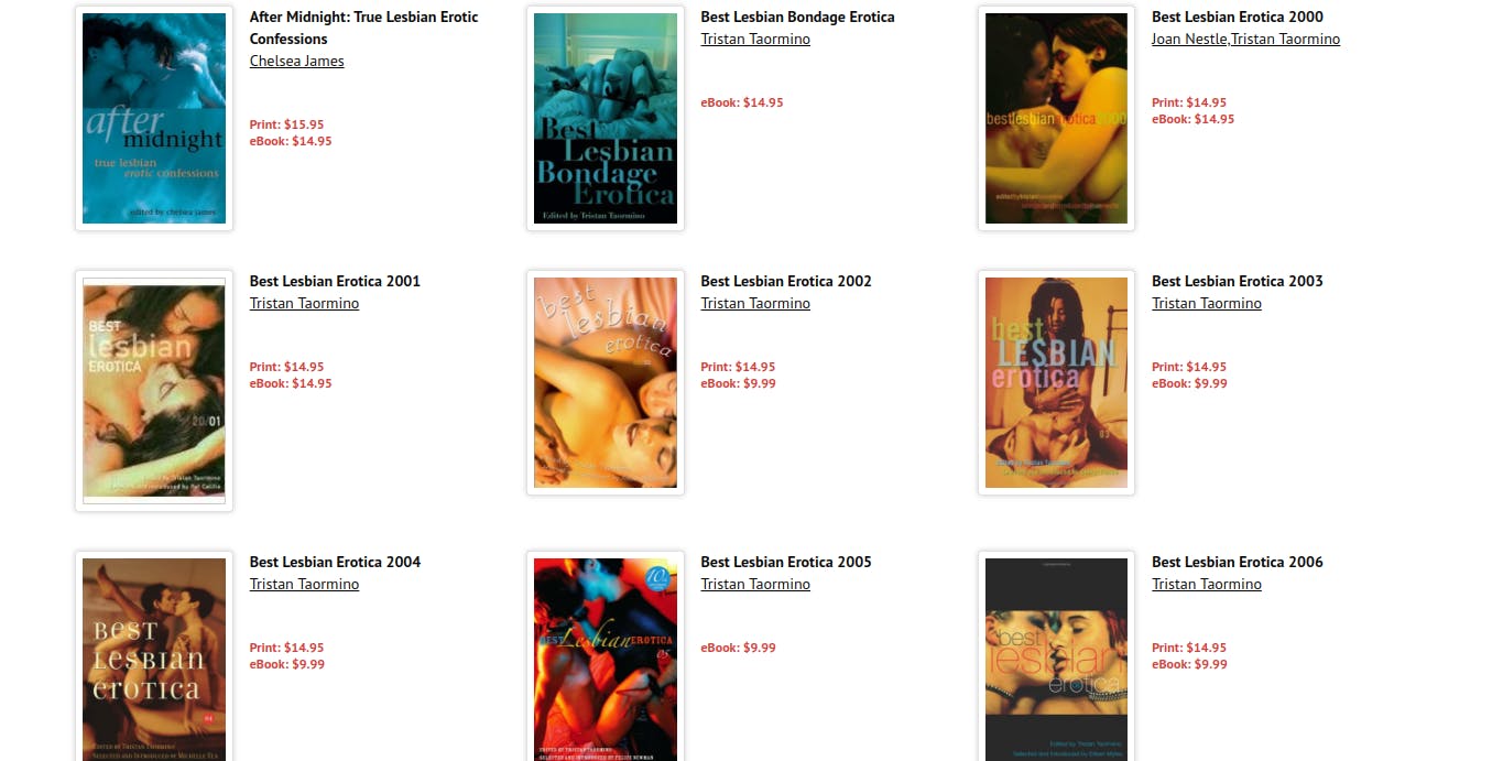 Cleis Press remains one of the best online resources for queer porn.