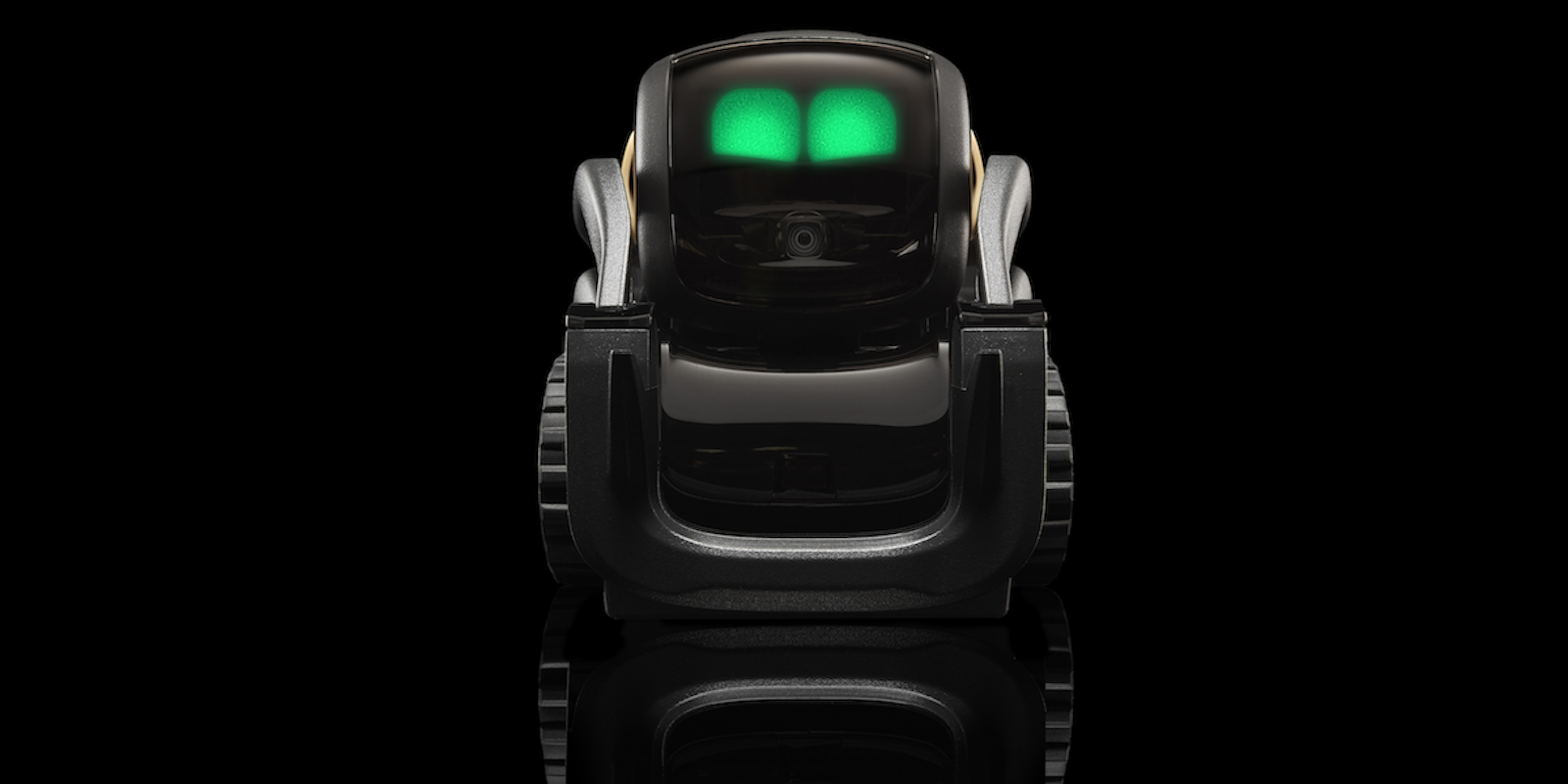 Anki Vector robot on black