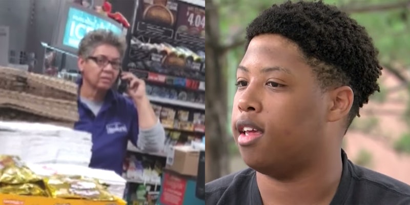 A store clerk in Santa Fe, New Mexico, called 911 on a Black student who was browsing in the store.