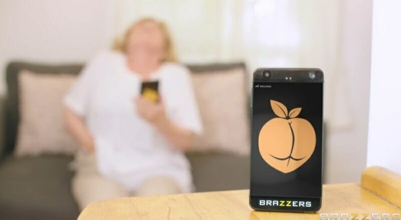 Brazzers peach smartphone