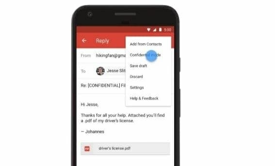 Gmail confidential mode how to use