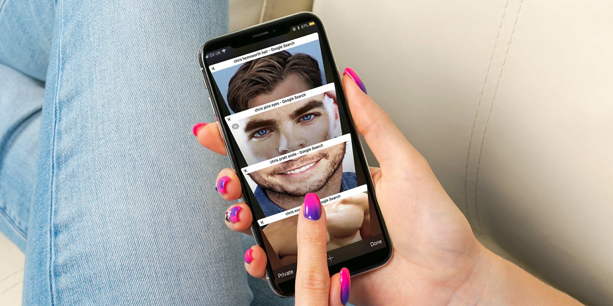 iphone tabs make a person meme