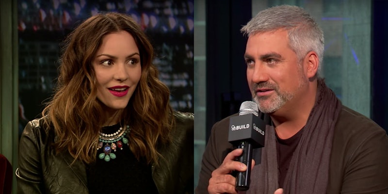 Katharine McPhee shades Taylor Hicks with a tweet encouraging people to vote.