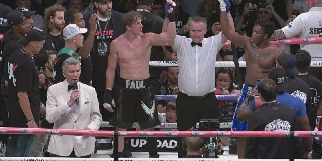 KSI Nearly Knocks Out Logan Paul in YouTube Boxing Match, But Is Given a Draw