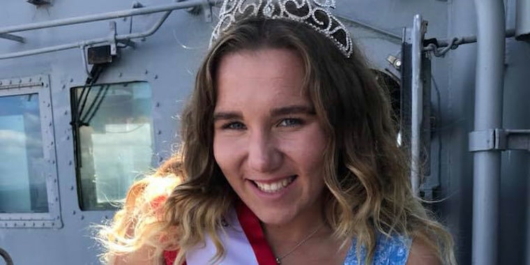 The internet defends Taylor Hamlin, who gave up her 'Maine Sea Goddess' pageant crown over photos from her finsta account.