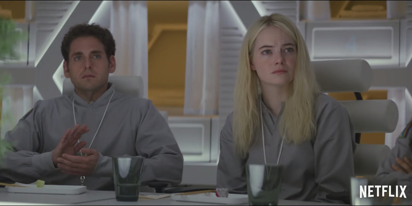 Emma Stone and Jonah Hill star in Netflix's coming series 'Maniac.'