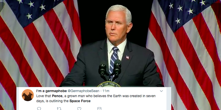 pence space force