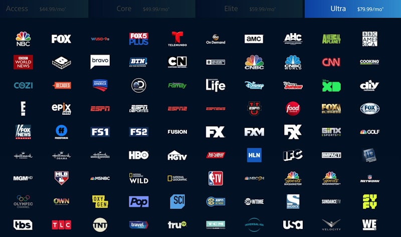 PlayStation Vue Channels: The Complete PS Vue Channel List