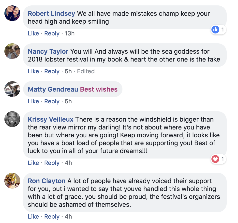The internet defends Taylor Hamlin, who gave up her